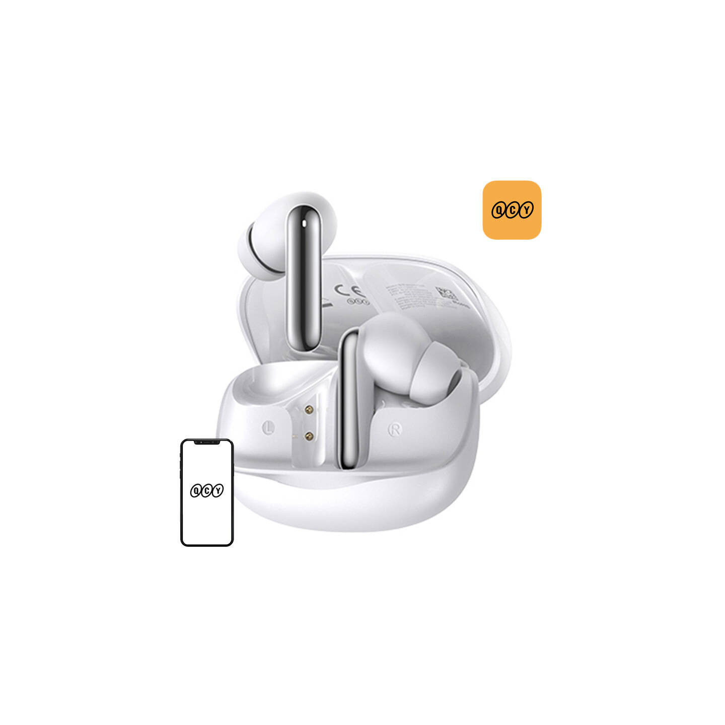 TWS QCY MeloBuds HT12 Headphones (white)