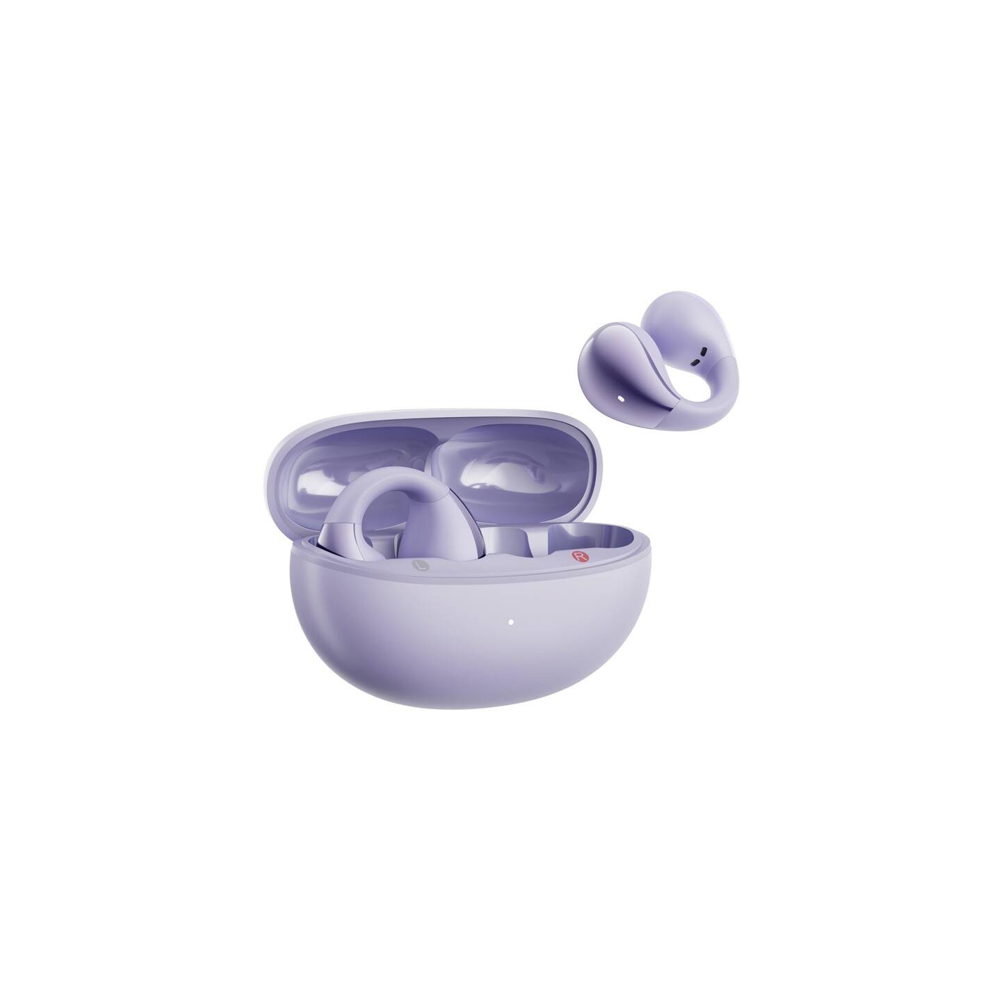QCY Crossky Clip C30 headphones (purple)