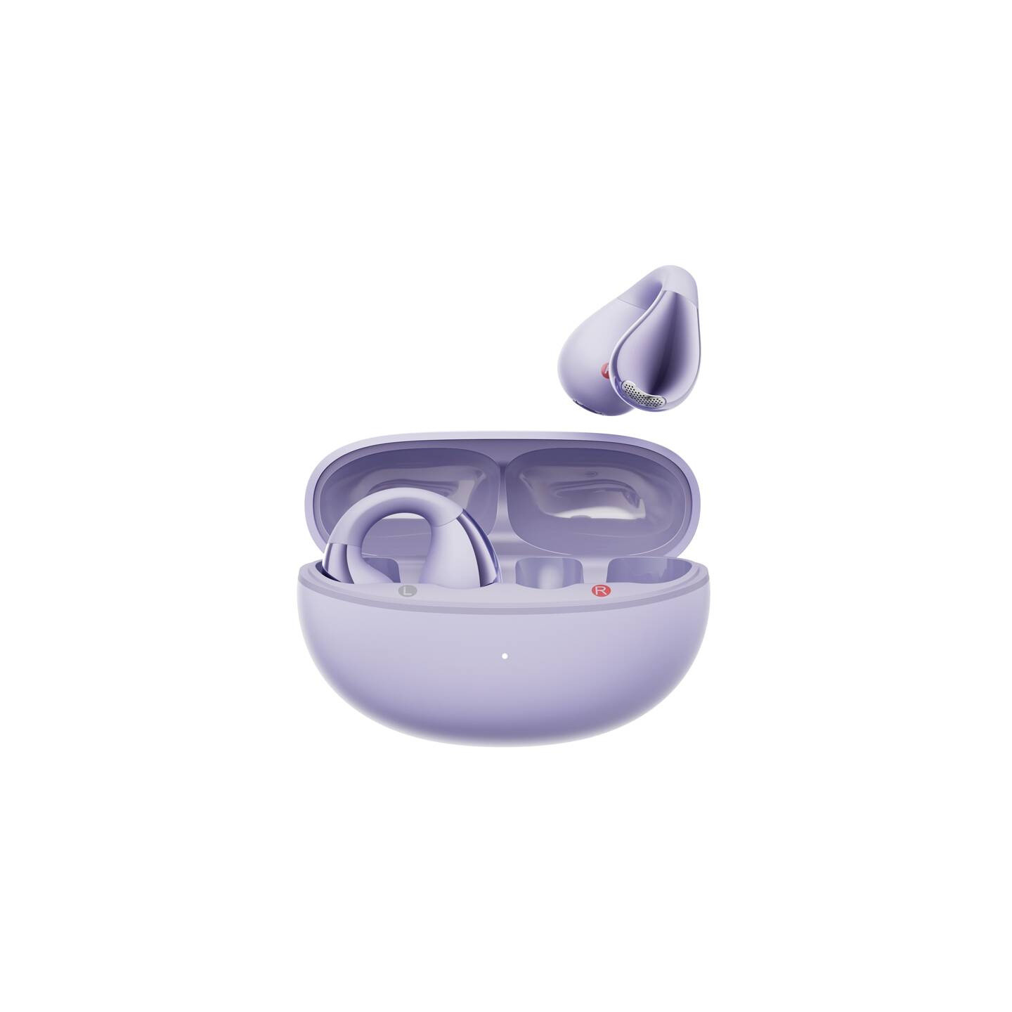 QCY Crossky Clip C30 headphones (purple)