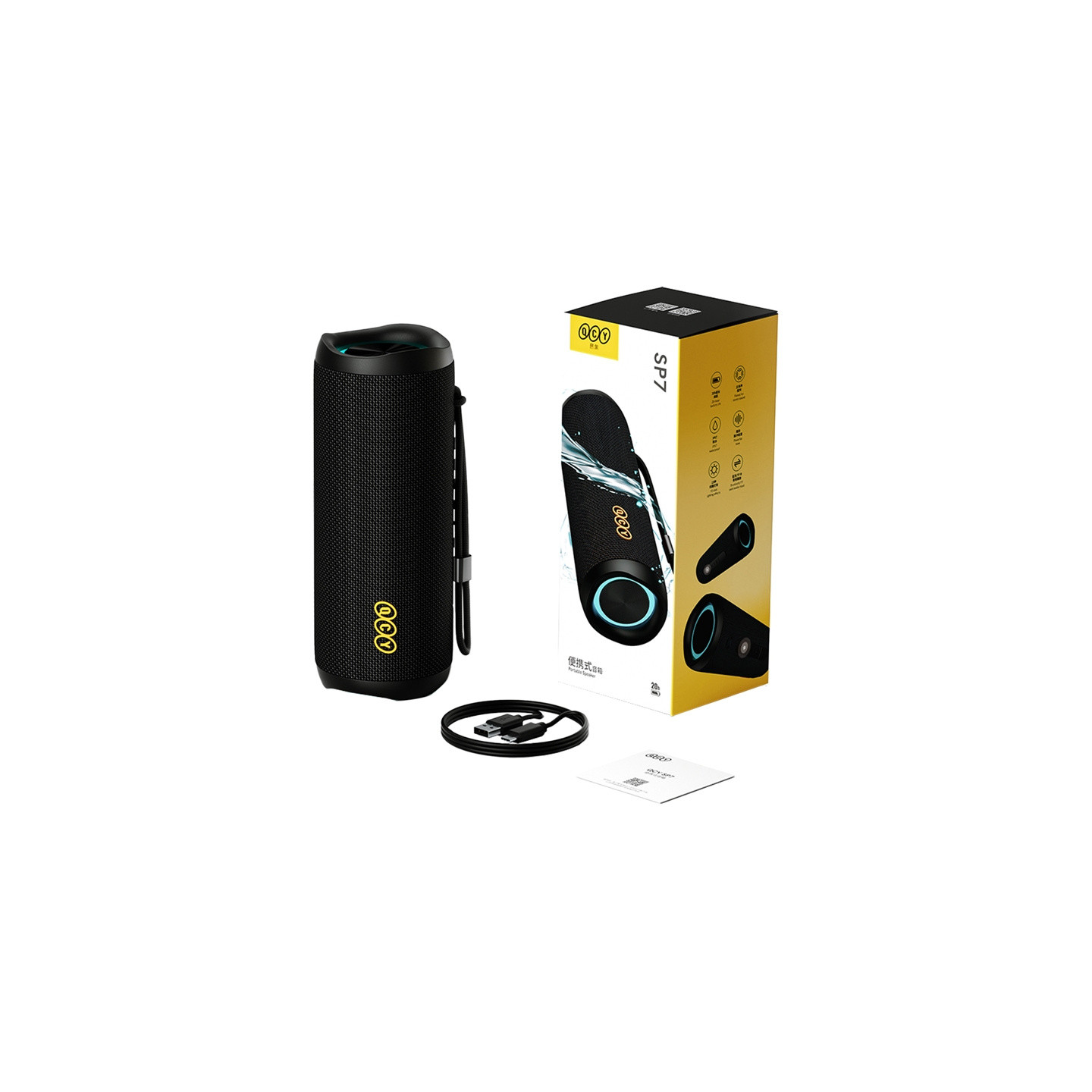 QCY SP7 wireless speaker (black)