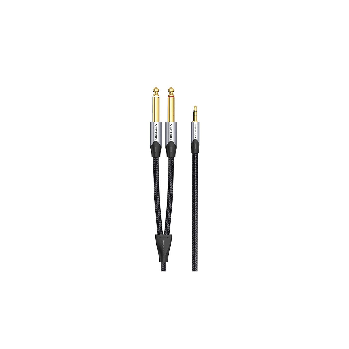 Audio cable mini jack 3.5mm to 2x jack 6.35mm male Vention BARHL 10m