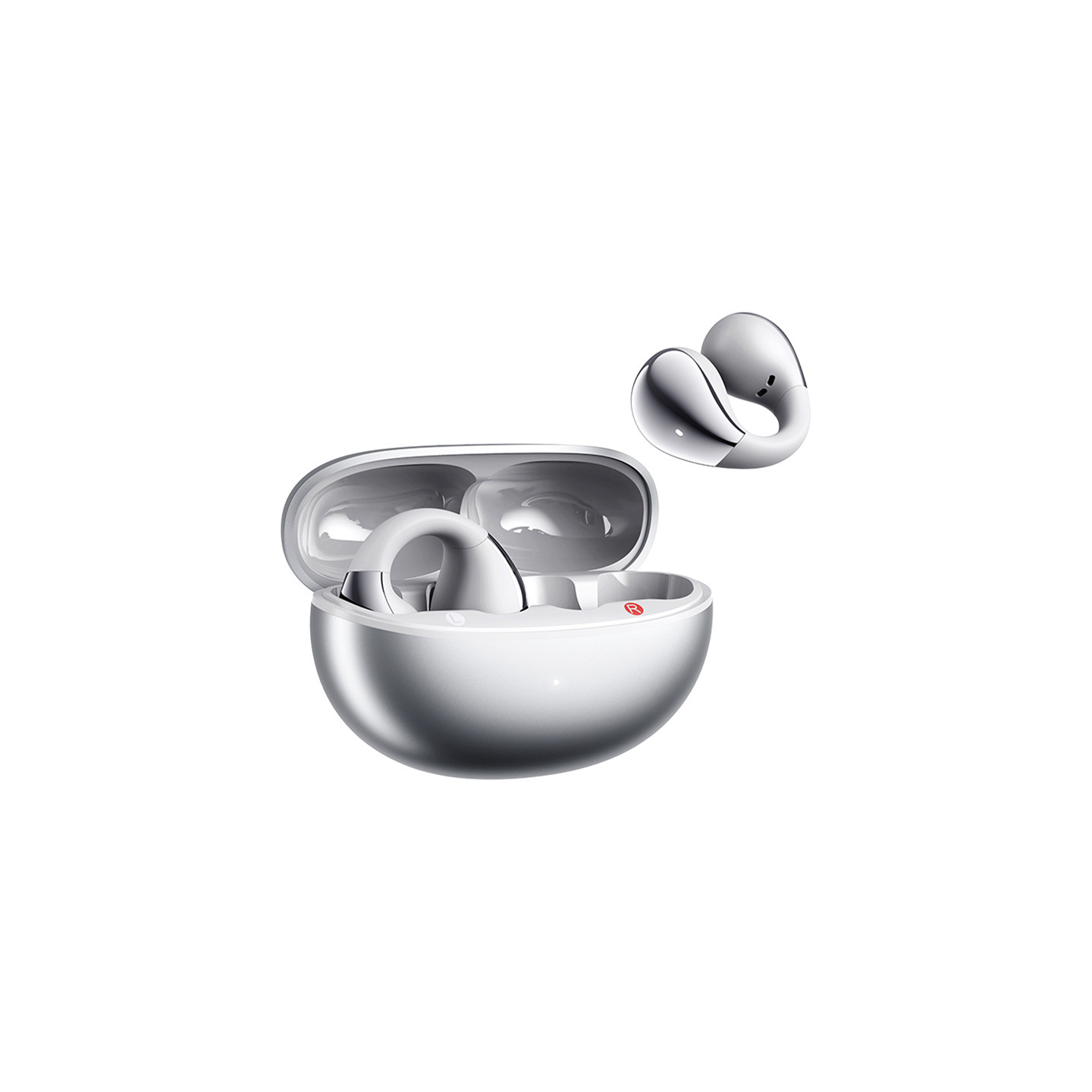 QCY Crossky Clip C30S headphones (silver)