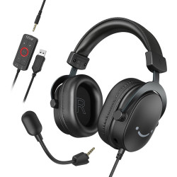 View product Fifine H9 gaming headphones (black)