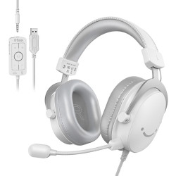View product Fifine H9W gaming headphones (white)
