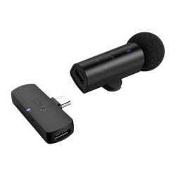View product Fifine M6 USB-C wireless tie microphone (black)