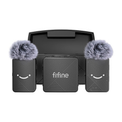 View product Fifine M9 tie microphone set (black)