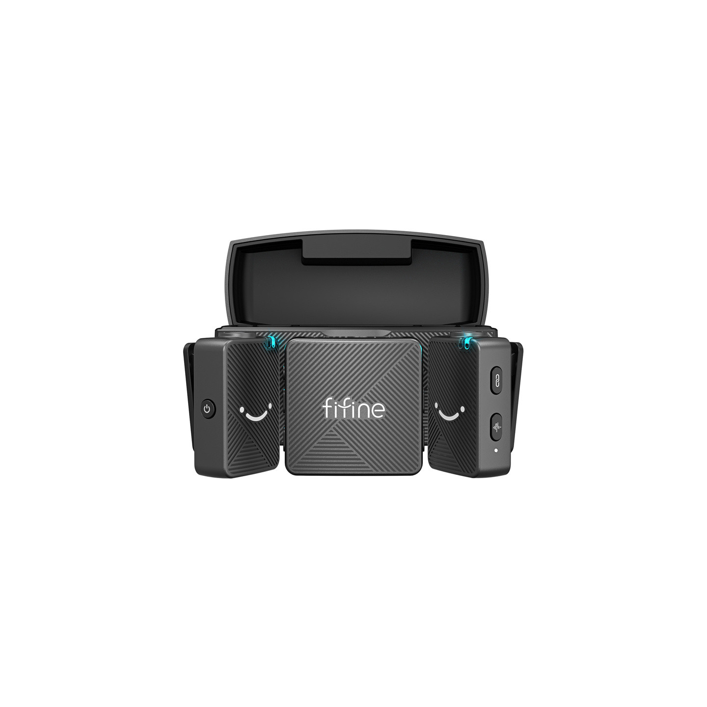 Fifine M9 tie microphone set (black)
