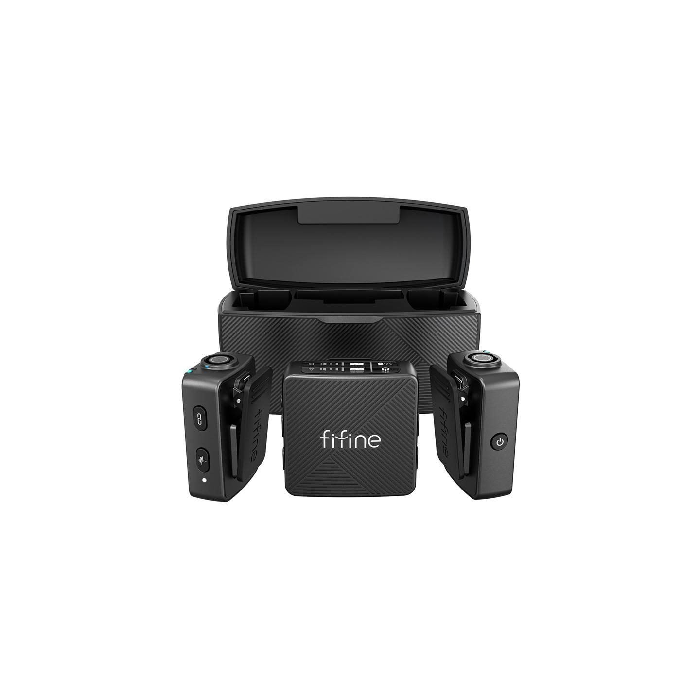 Fifine M9 tie microphone set (black)