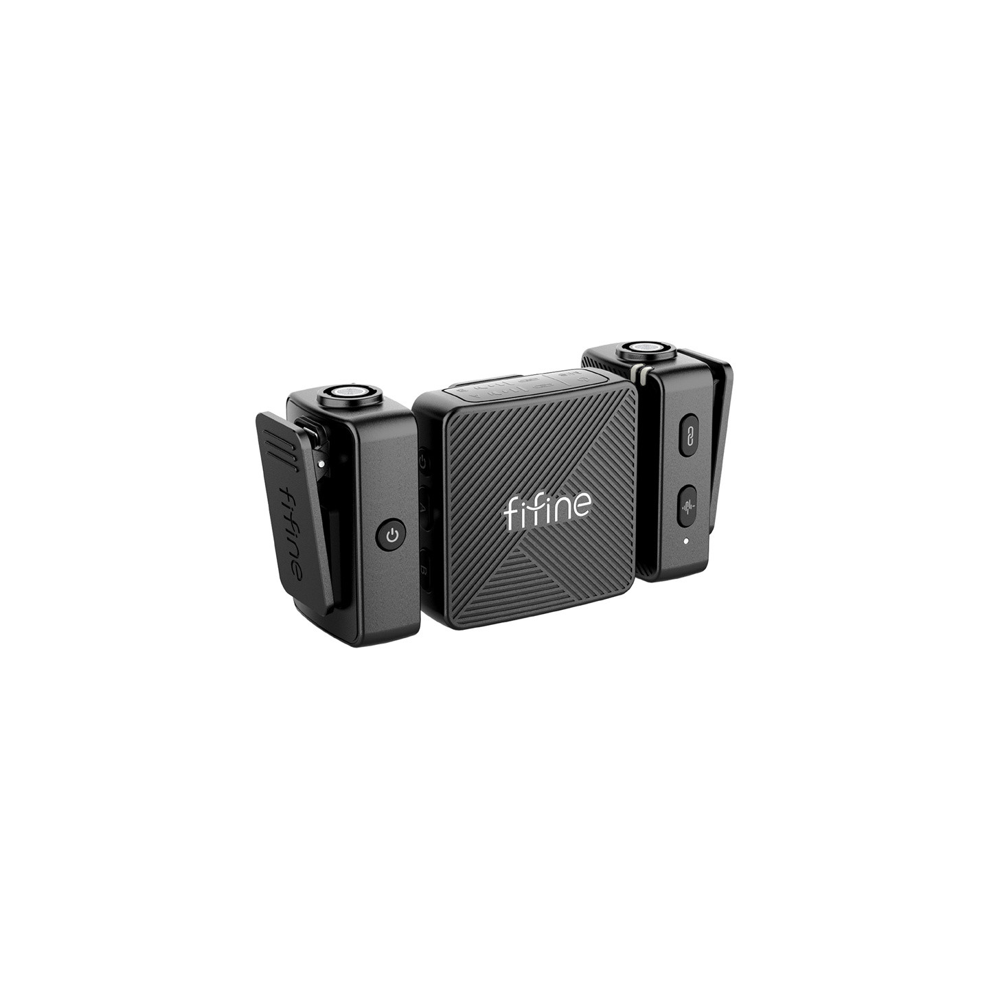 Fifine M9 tie microphone set (black)
