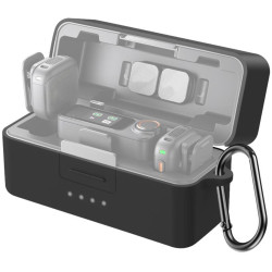 View product PULUZ Silicone Charging Case Protective Cover for DJI Mic 3 (Black)