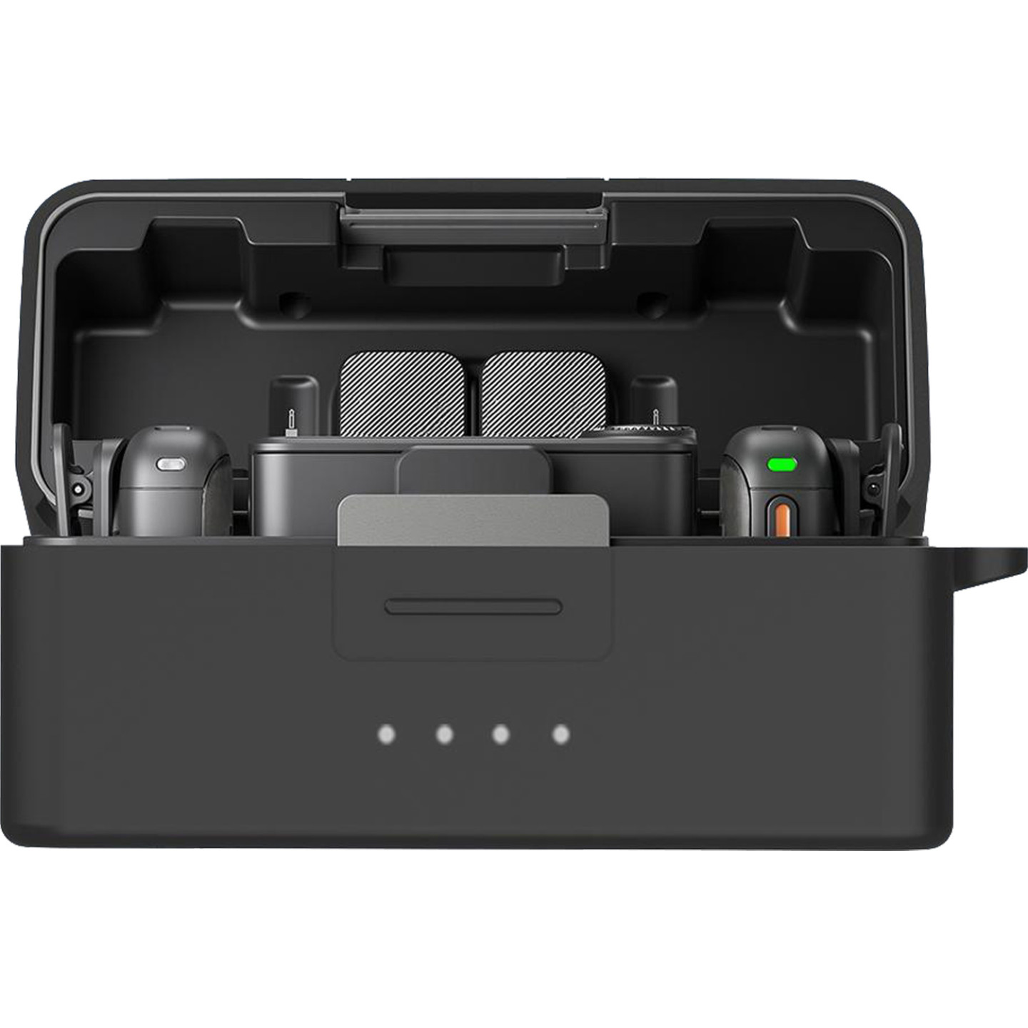 PULUZ Silicone Charging Case Protective Cover for DJI Mic 3 (Black)