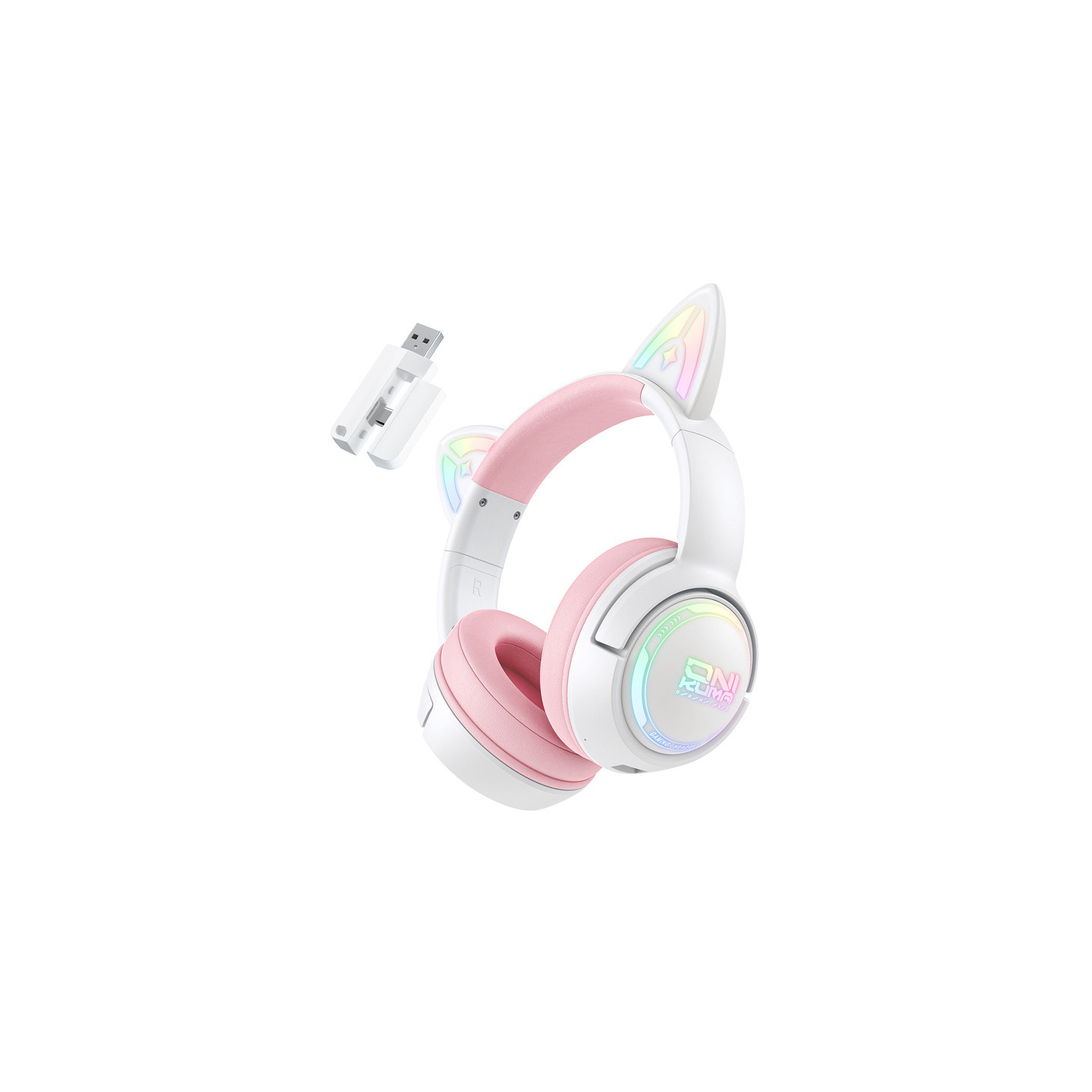 ONIKUMA GT838 gaming headphones (pink)