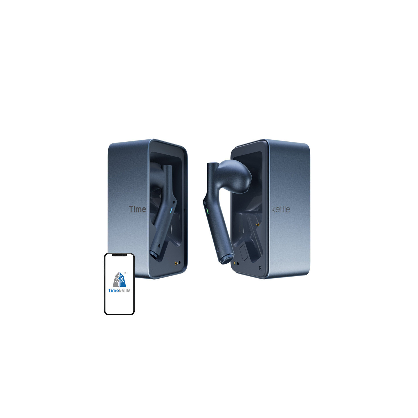 TIMEKETTLE W4 Translation Earbuds (Blue)