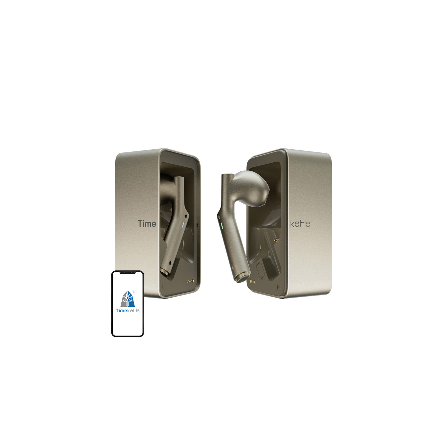 TIMEKETTLE W4 Translation Earbuds (Gold)