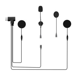 View product Type C headset for motorcycle helmet for MS8 EJEAS HIFI-M3 intercom