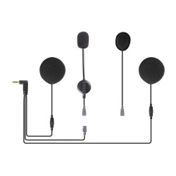 View product Motorcycle helmet headset with 3.5 mm plug for Q7 EJEAS HIFI-M2 intercom