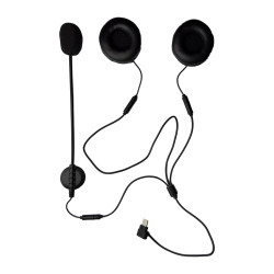 View product Type C headset for motorcycle helmet for K1/MS8/MS20 intercom EJEAS HIFI-M4H