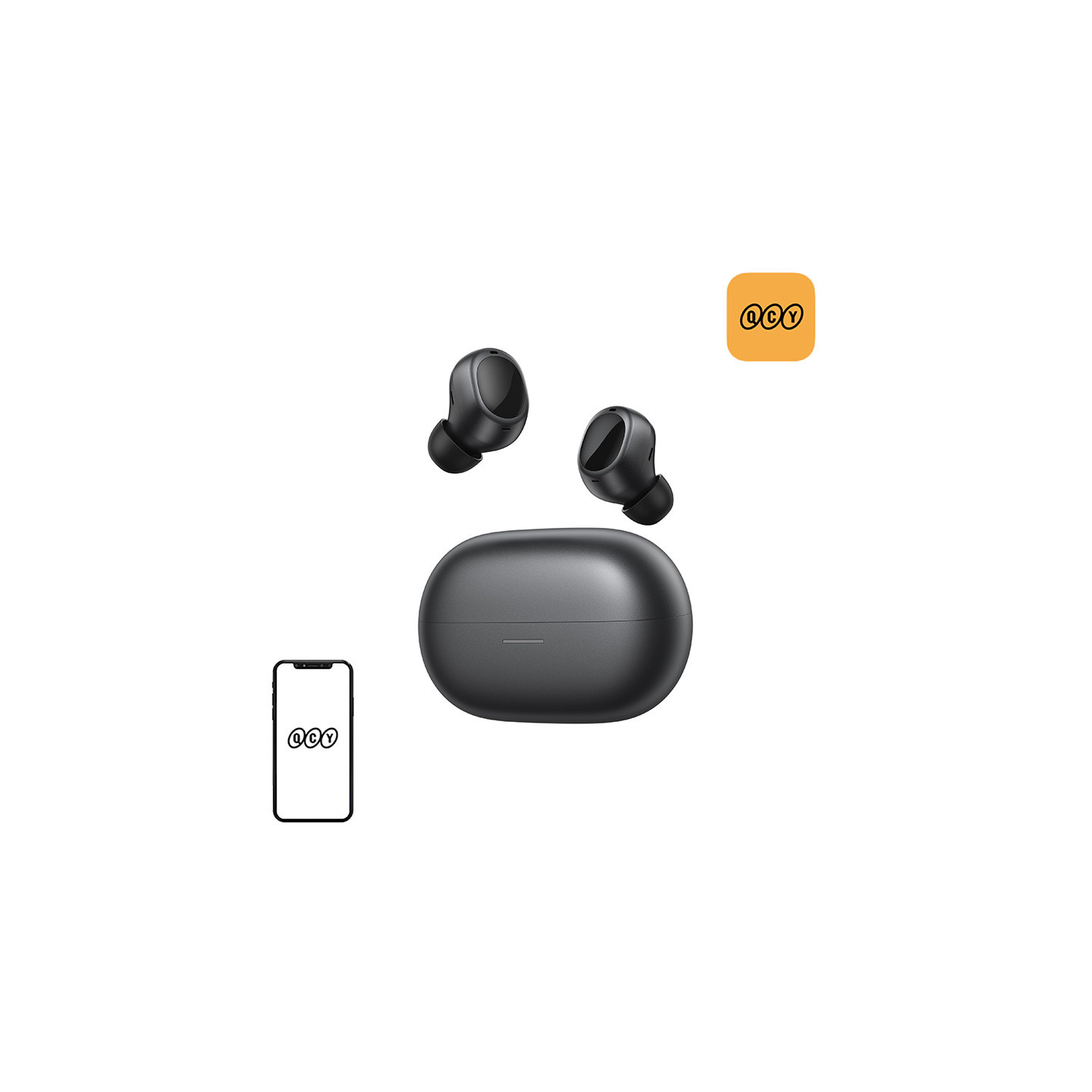 QCY Melobuds A30 Wireless Earbuds (Black)