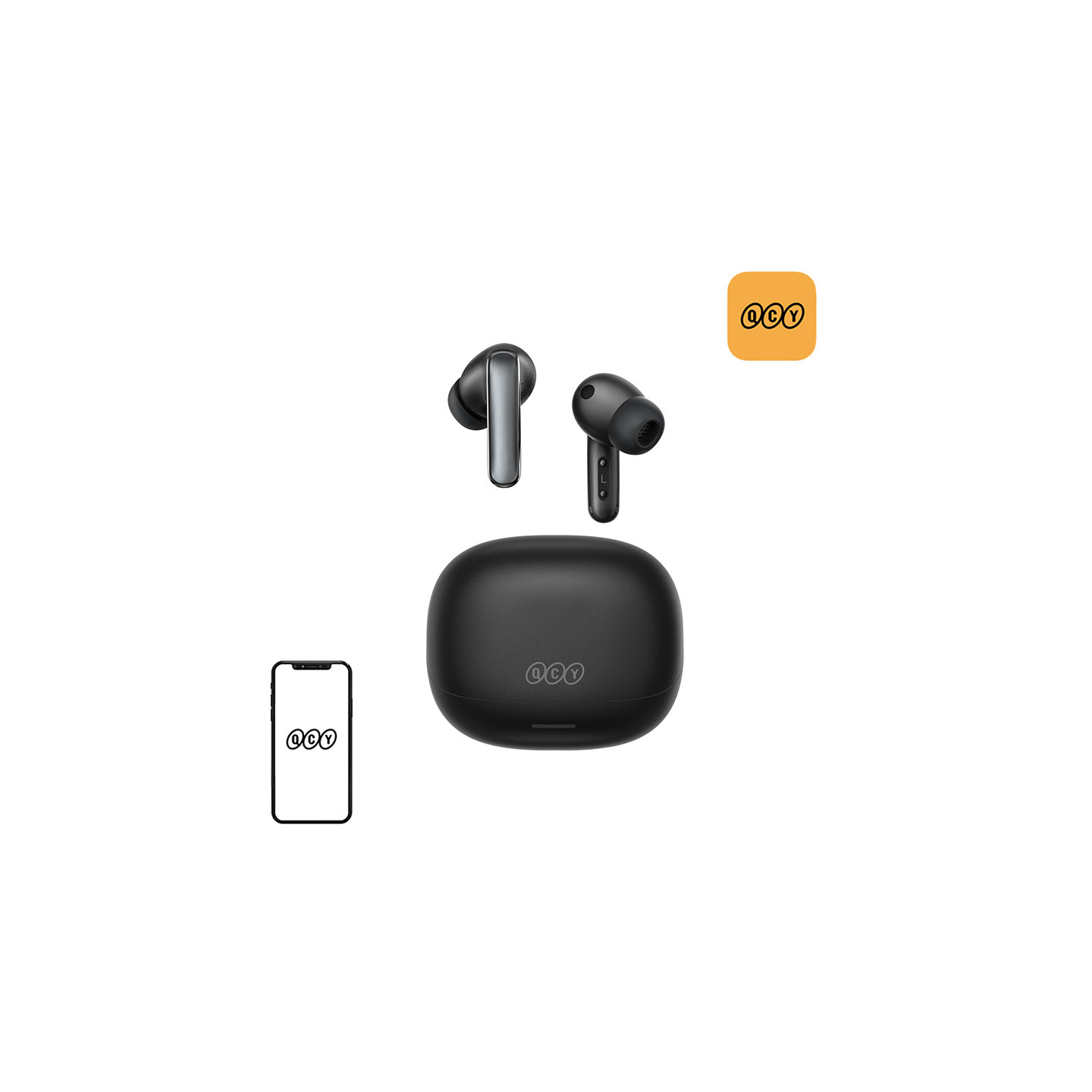 QCY Melobuds N65 Wireless Earbuds (Black)