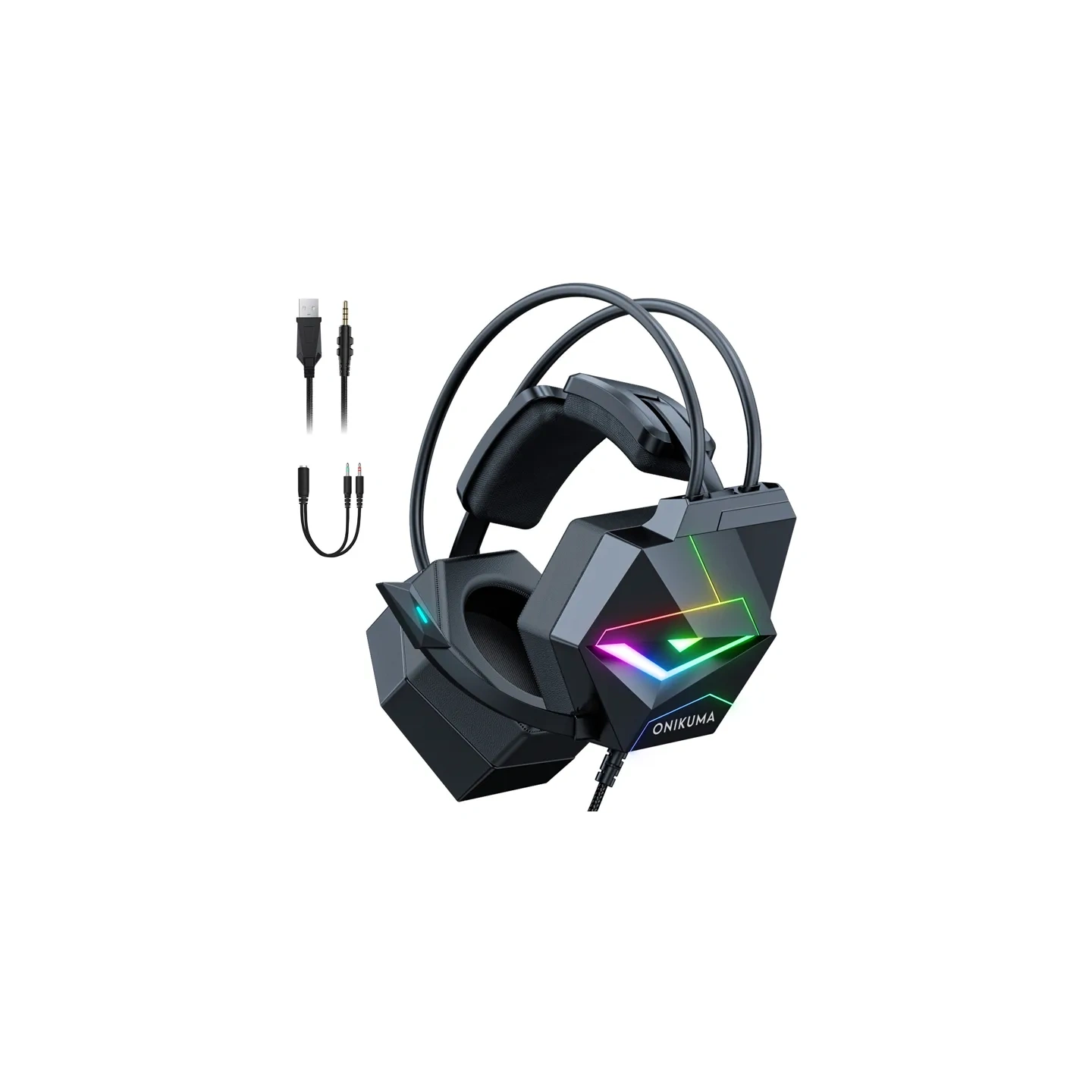 ONIKUMA X20 Gaming Headphones (Black)