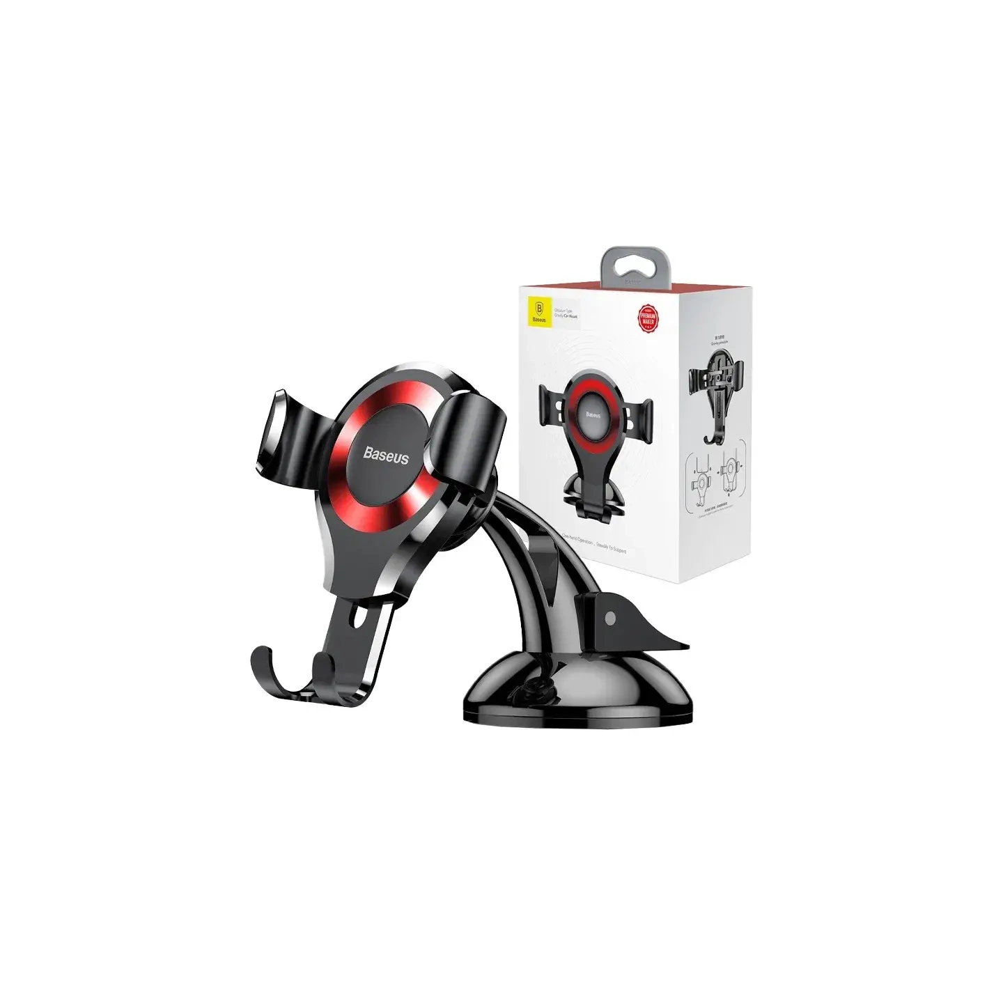 Baseus Osculum gravitational phone holder (red)