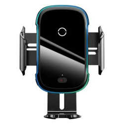 View product Baseus Light Electric Car Holder with Qi inductive charger (Black)