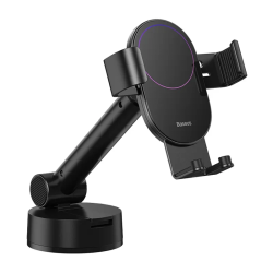 View product Gravity car mount for Baseus Tank phone with suction cup (black)