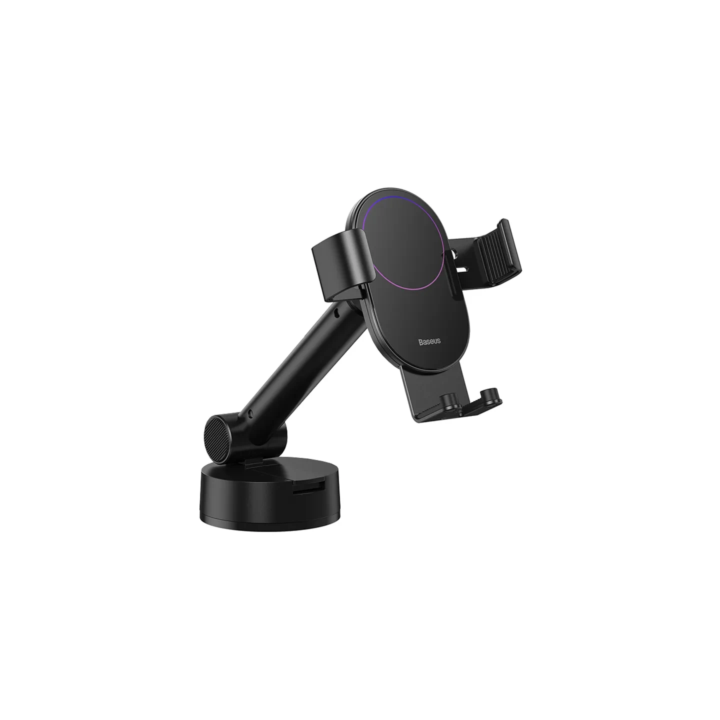 Gravity car mount for Baseus Tank phone with suction cup (black)