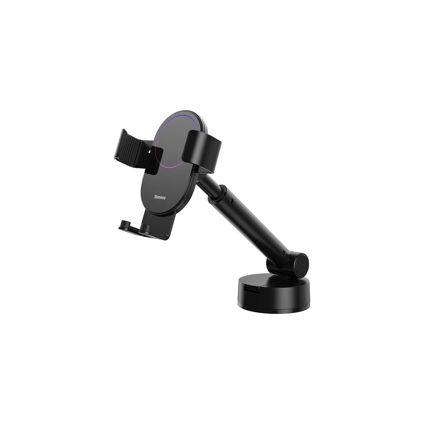 Gravity car mount for Baseus Tank phone with suction cup (black)