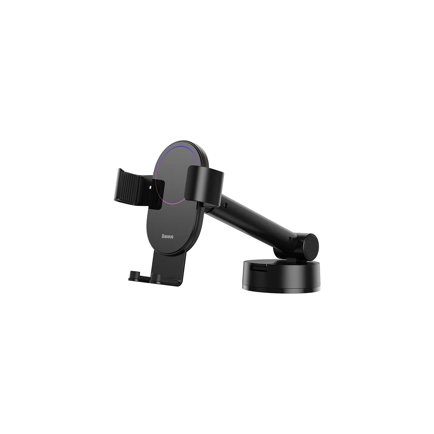 Gravity car mount for Baseus Tank phone with suction cup (black)