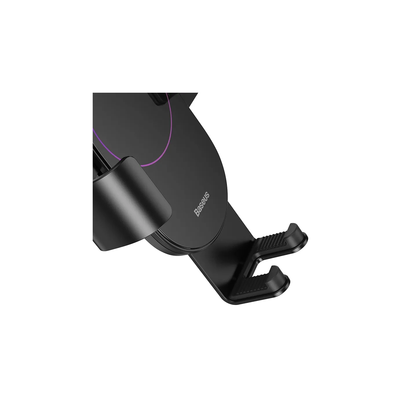 Gravity car mount for Baseus Tank phone with suction cup (black)