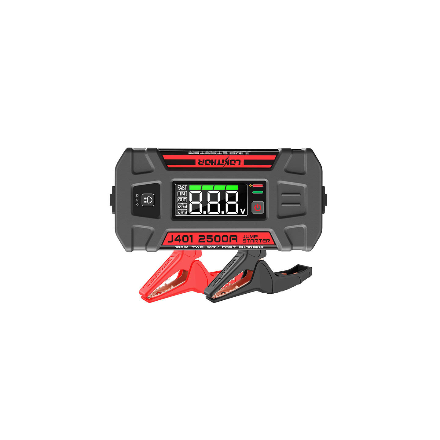 Lokithor J401 Jump Starter / Booster 2500A + Powerbank 20000mAh + Flashlight 4-in-1 Device