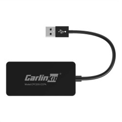 View product Carlinkit CCPA wireless adapter Apple Carplay/Android Auto (black)