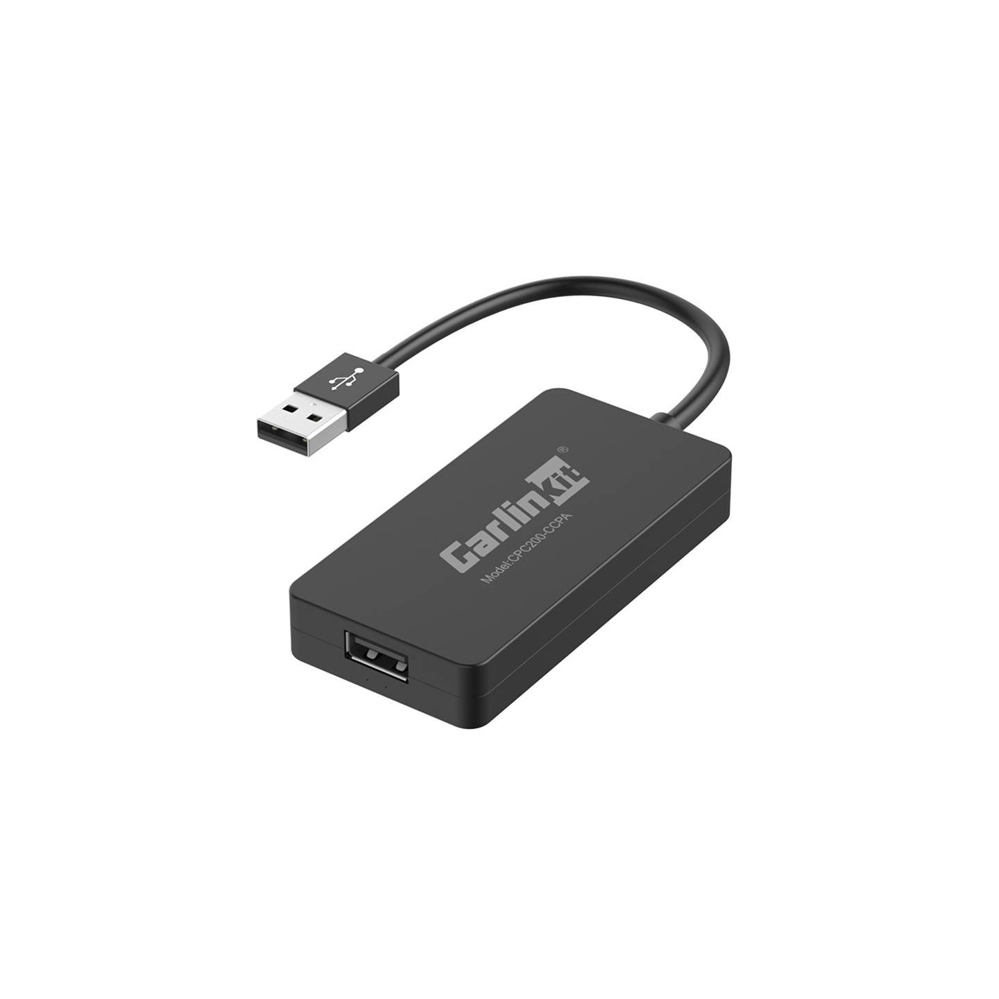 Carlinkit CCPA wireless adapter Apple Carplay/Android Auto (black)