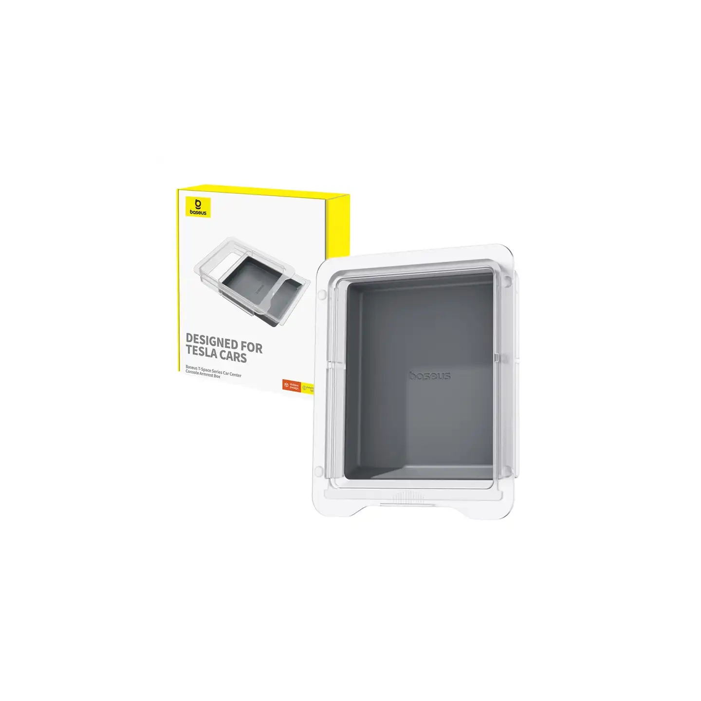 Storage box Tesla Baseus (grey)