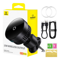 View product Magnetic Car Phone Holder Baseus MagPro 15W (black)