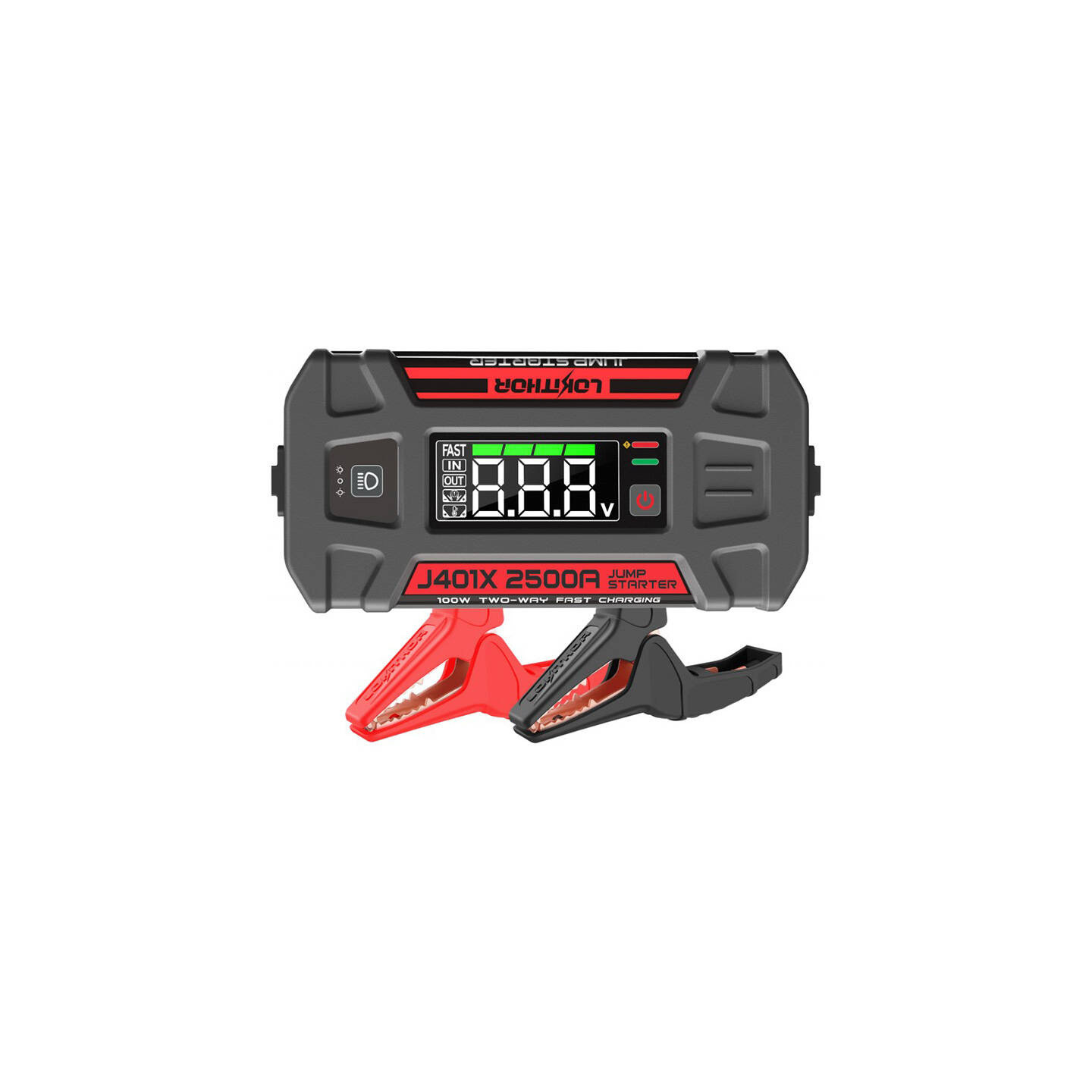 Lokithor J401X Jump Starter / Booster 2500A + Powerbank 20000mAh + Flashlight 4-in-1 Device working in -40°C