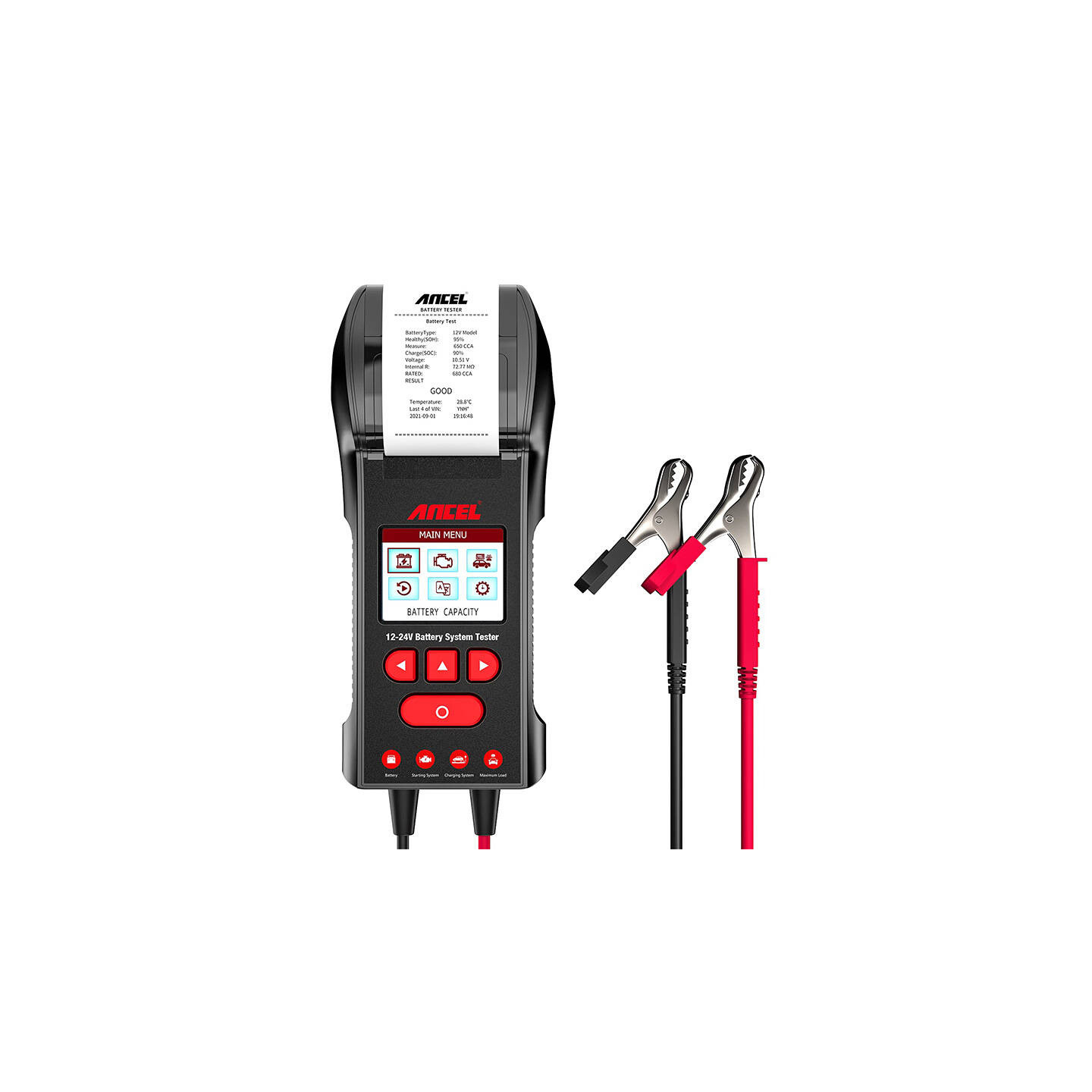 Battery Tester with printer Ancel BST600