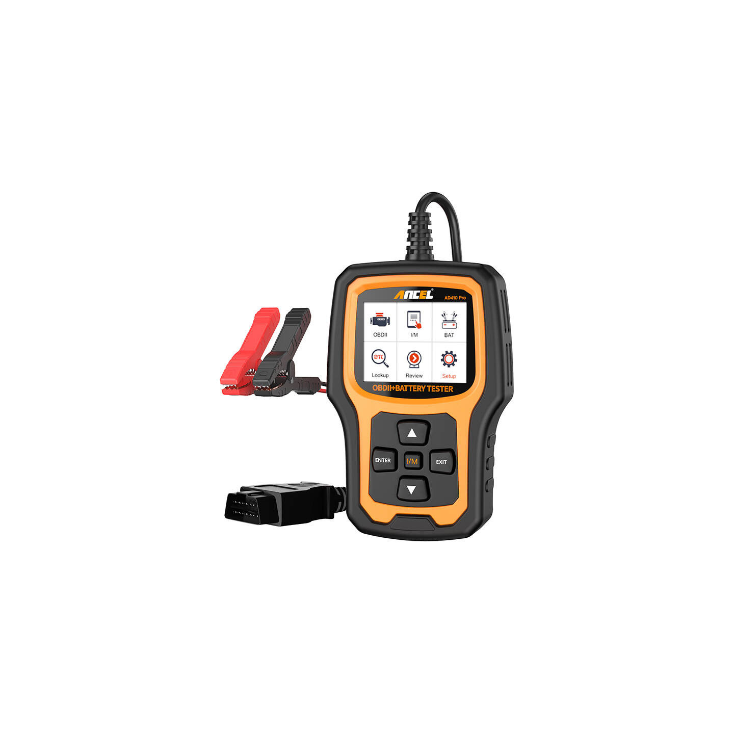 2in1 Diagnostic Scanner OBD2 and Battery Tester Ancel AD410 PRO