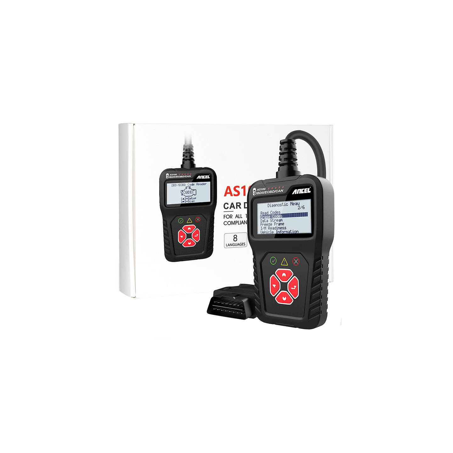 Diagnostic Scanner OBD2 Ancel AS100/AC100