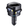 Baseus Enjoyment Max car charger with USB-C+USB-C cables 60W Black