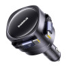 Baseus Enjoyment Max car charger with USB-C+USB-C cables 60W Black