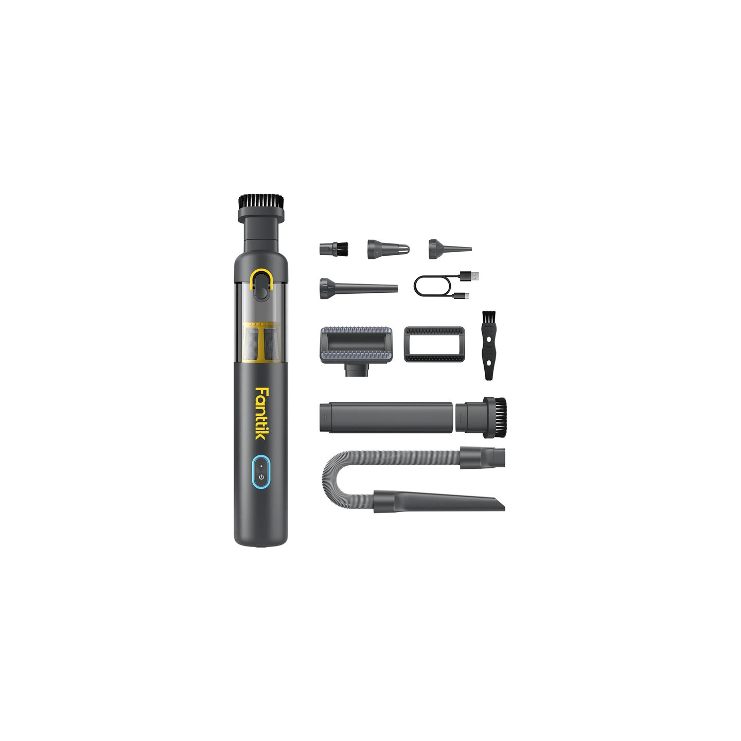 V8 Apex cordless portable car vacuum cleaner (gray)