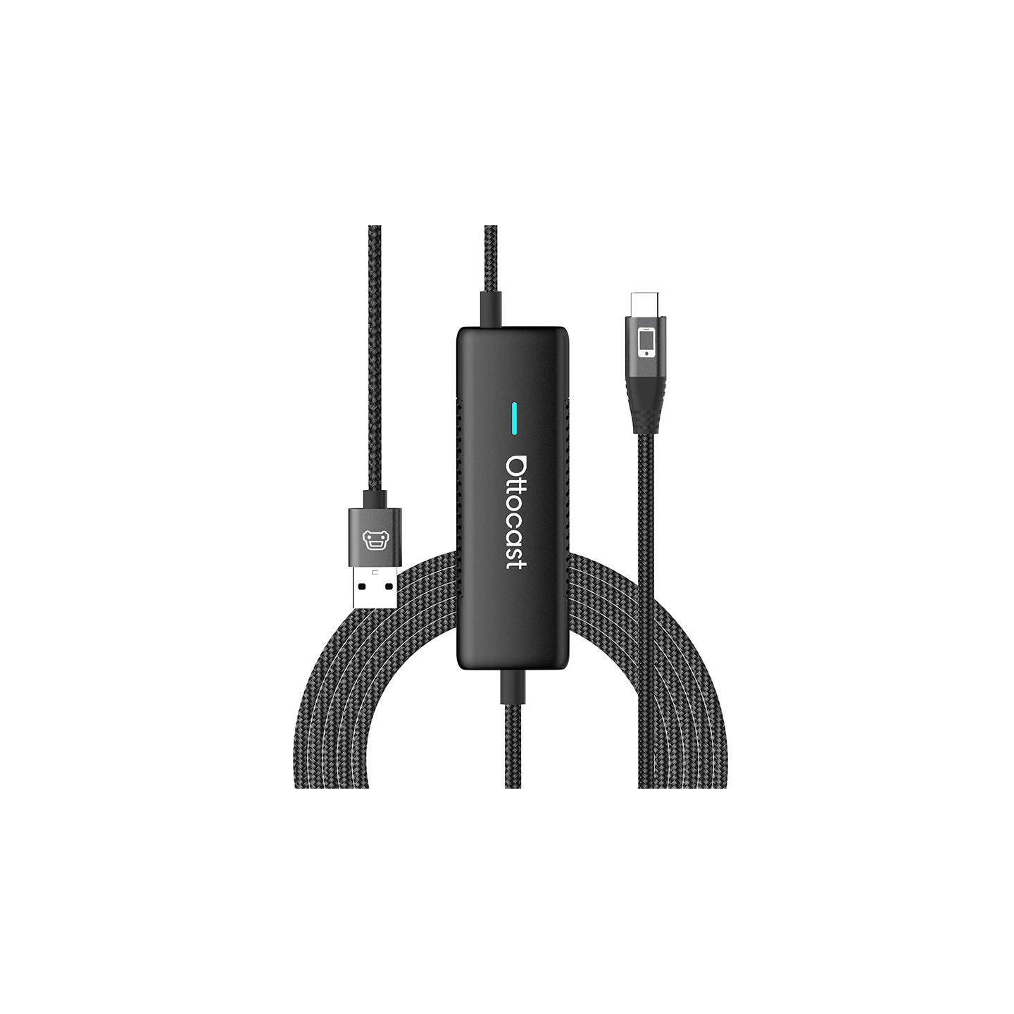 Ottocast wireless car adapter with MirrorCast