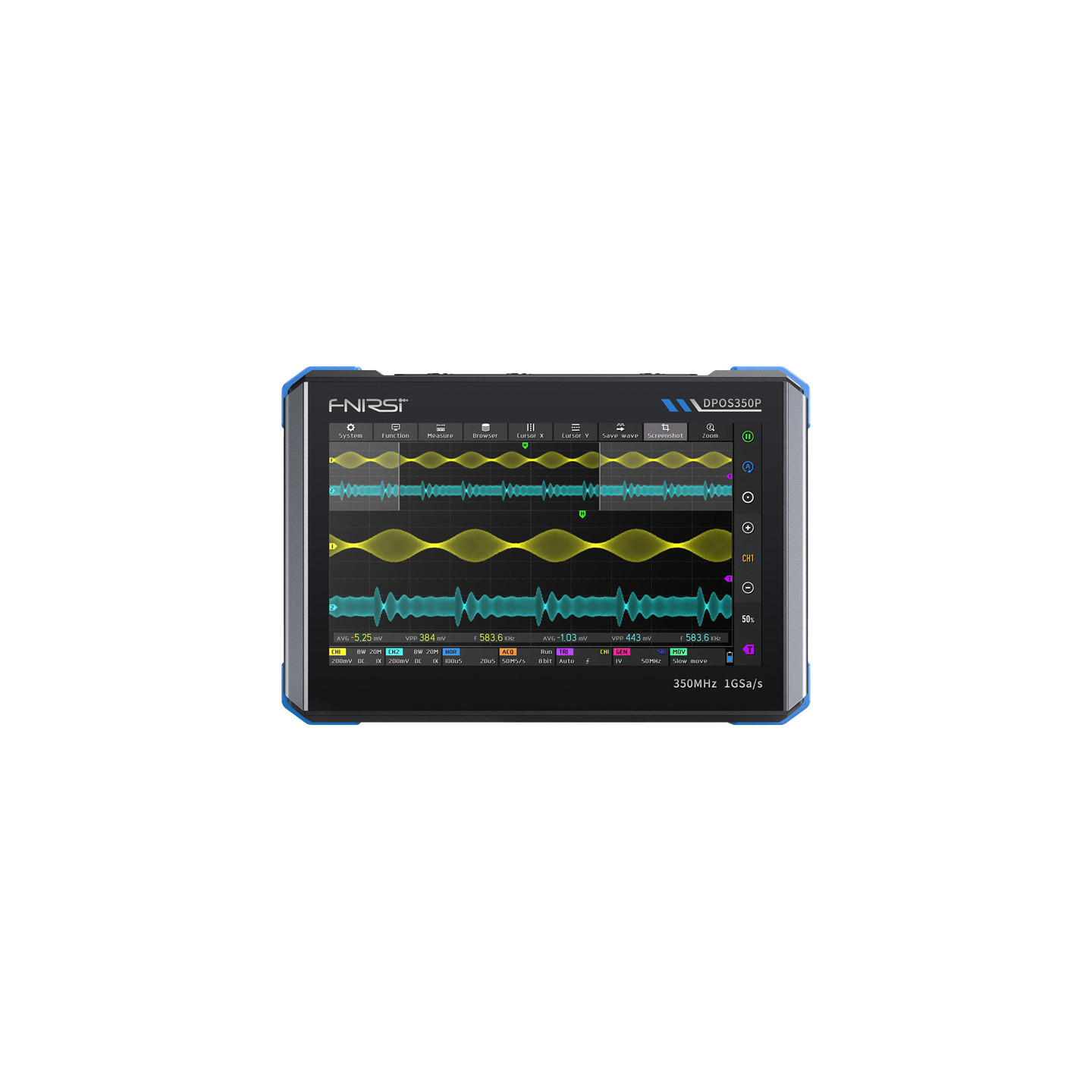 FNIRSI DPOS350P 4-in-1 digital oscilloscope
