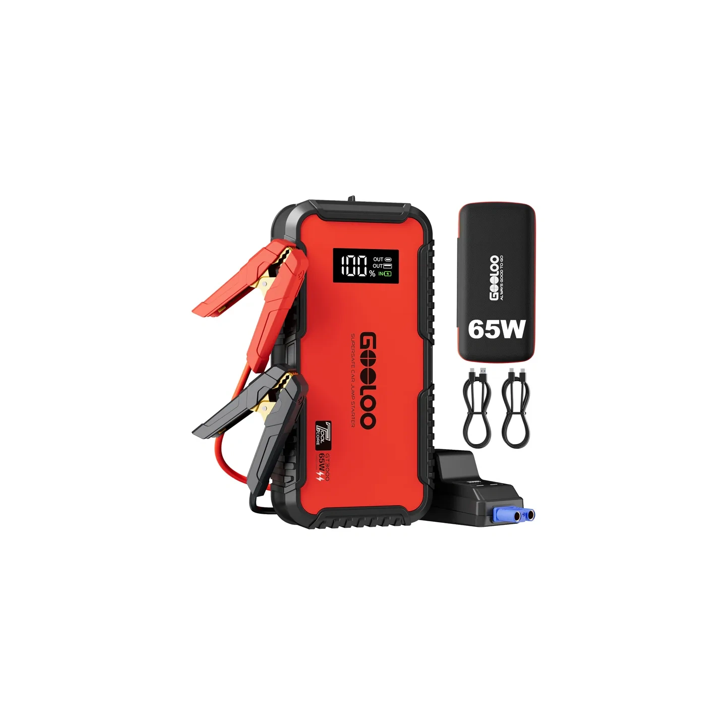 GOOLOO GT3000 44.4Wh Jump Starter