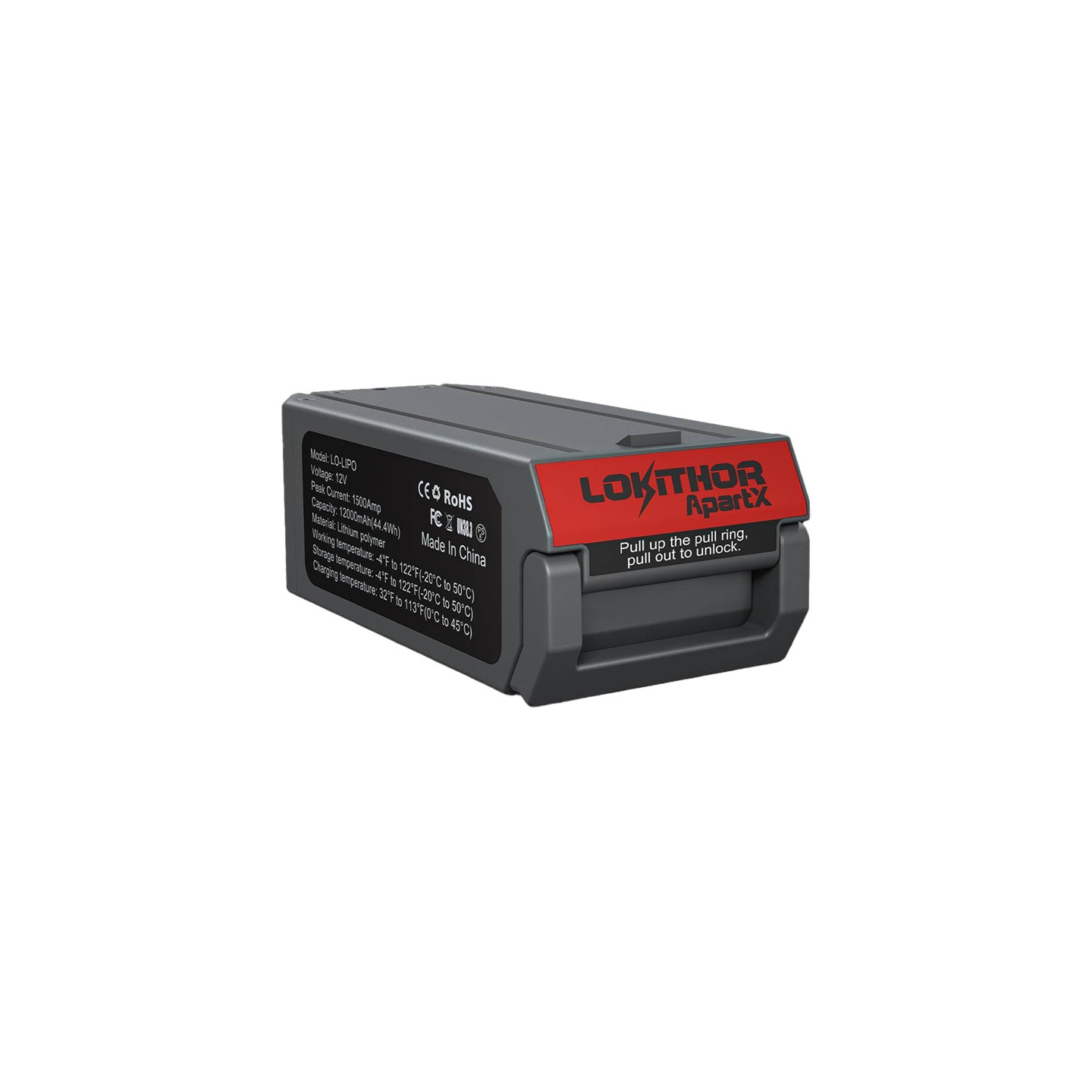ApartX 1500Ah 44.4Wh LiPo Battery