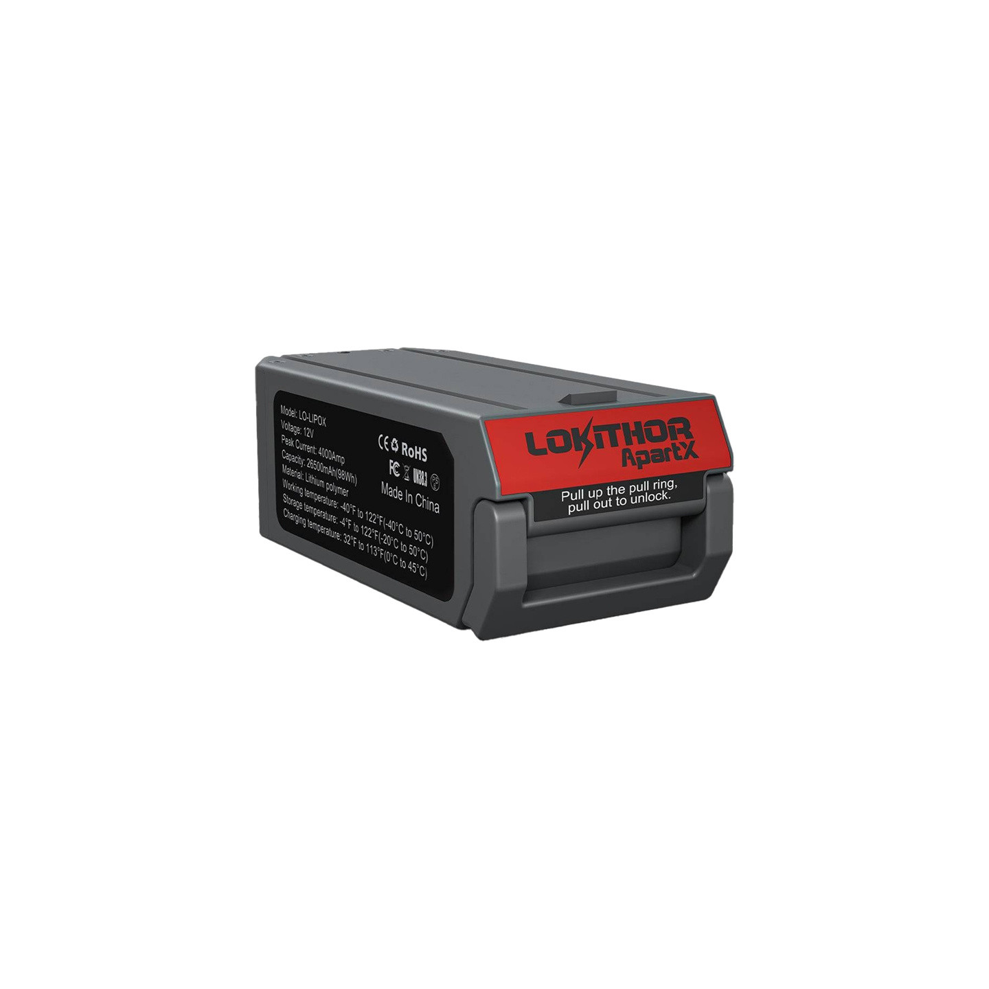 ApartX LO-LIPOX 4000mAh 98Wh Battery