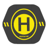 Landing pad for drones Sunnylife 55cm hexagon (TY-TJP08)
