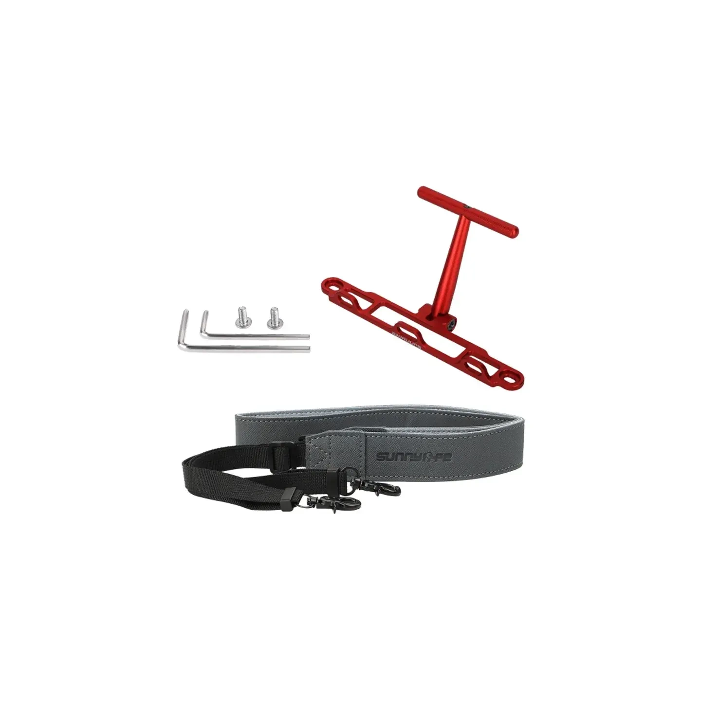 Mount with strap Sunnylife for DJI RC / RC 2 controller (red) ZJ764-R